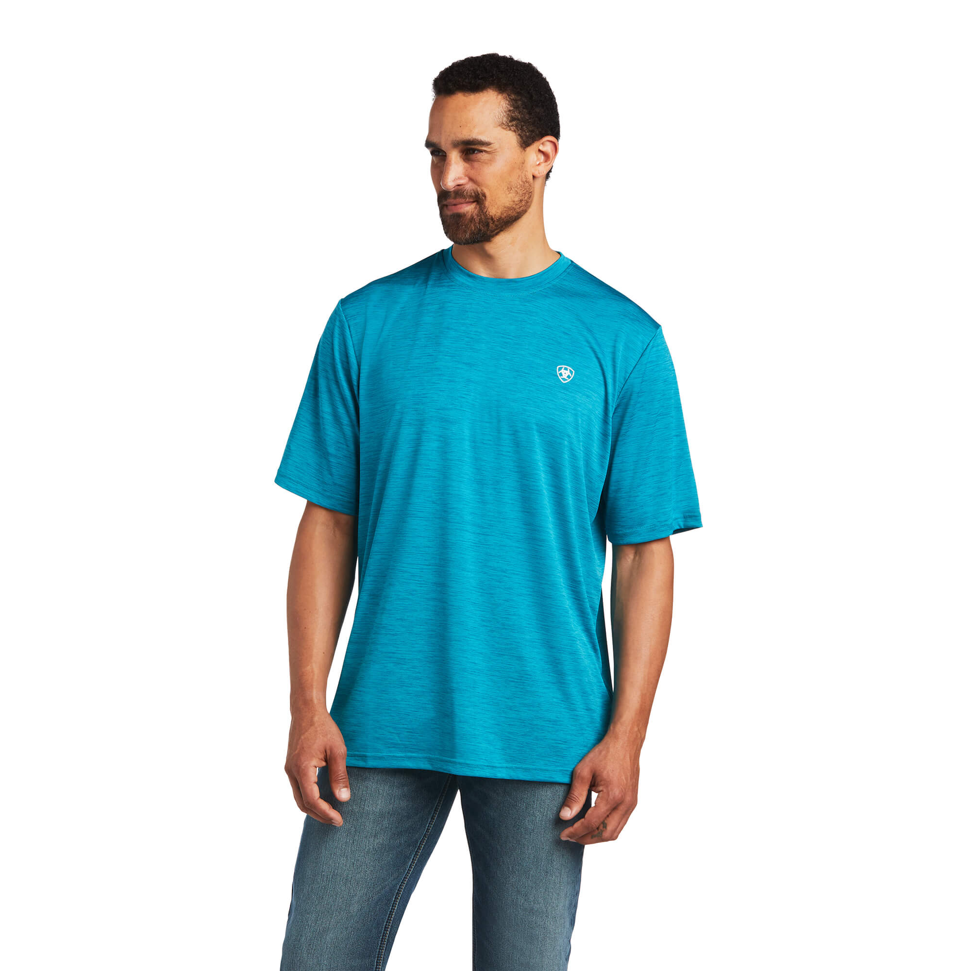 Charger Basic T-Shirt-Young Turquoise