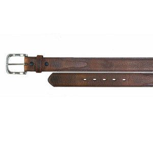 Twisted X Mens Pebbled Distressed Brown Leather Belt XB-103-1