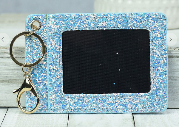 Sparkling Glitter ID and Card Holder
