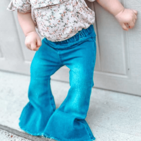 Sophie Denim Bell Bottoms by Baily's Blossoms