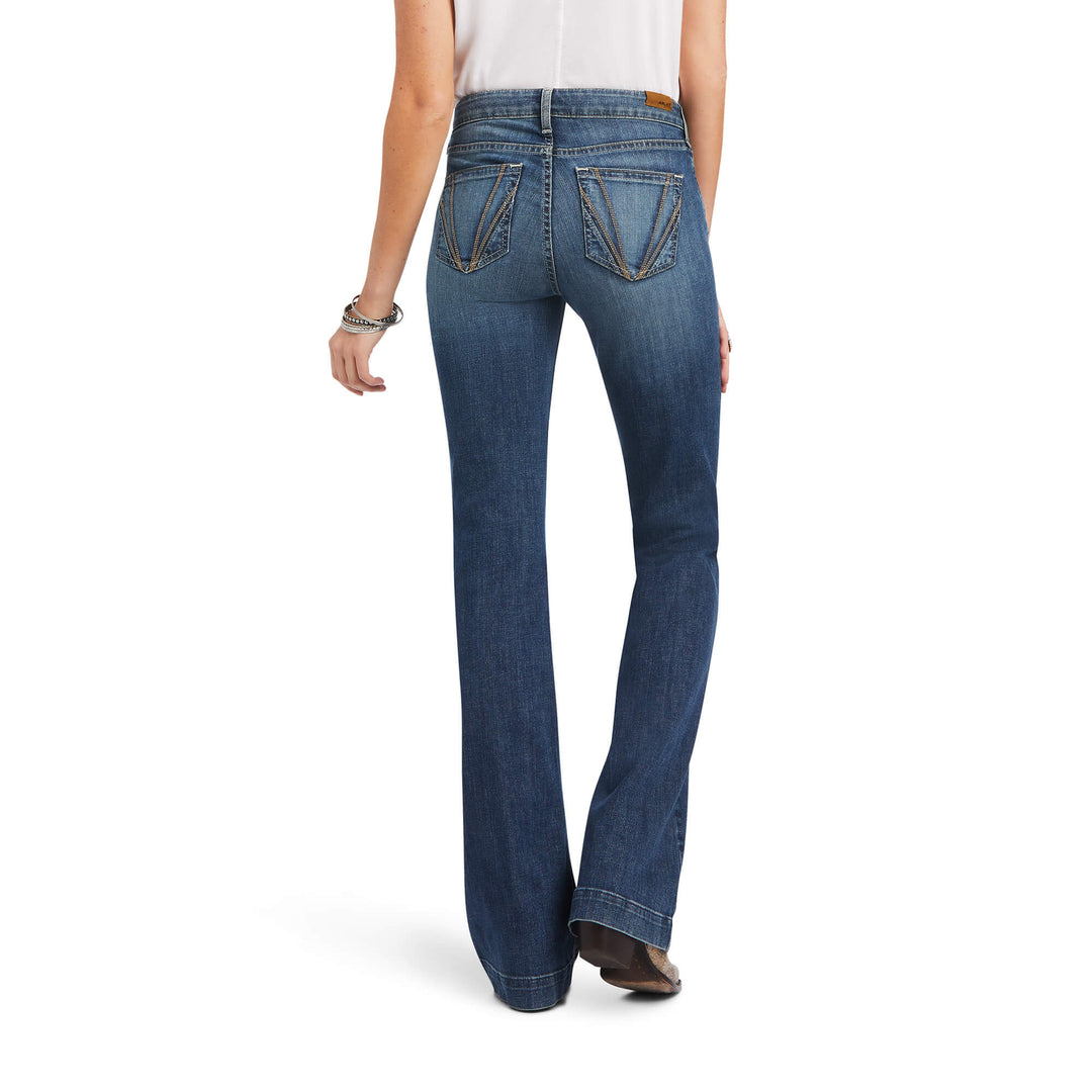 WOMEN'S 10041106 Slim Trouser Daphne Wide Leg Jean-TORONTO
