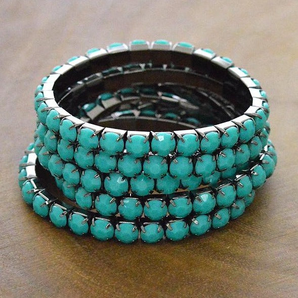 Stretch Layered Bracelet Set