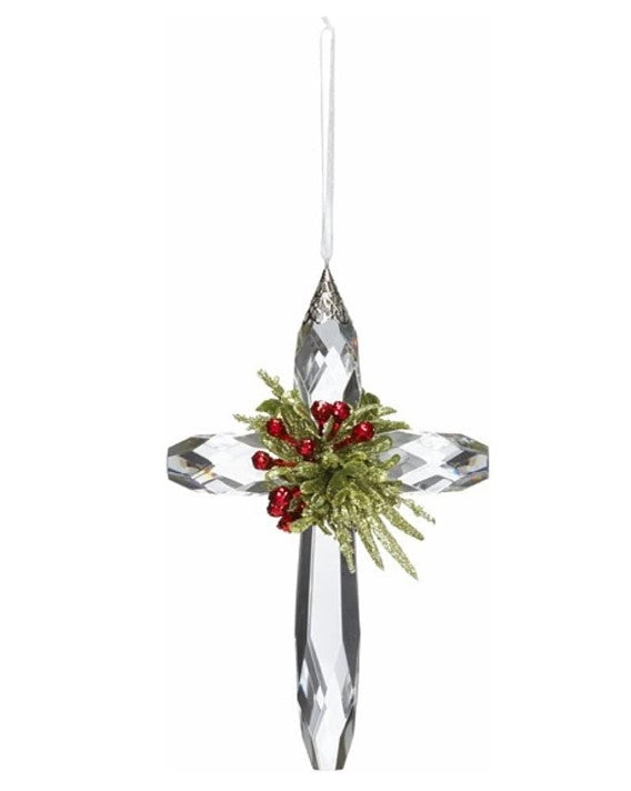 Kissing Krystal Mini Mistletoe Ornament