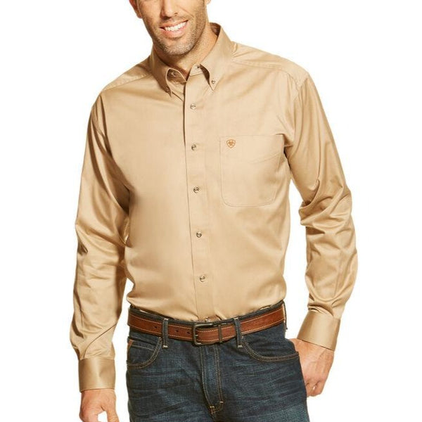 Men's Solid Twill Shirt