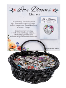 Love Blooms Charms in a Basket