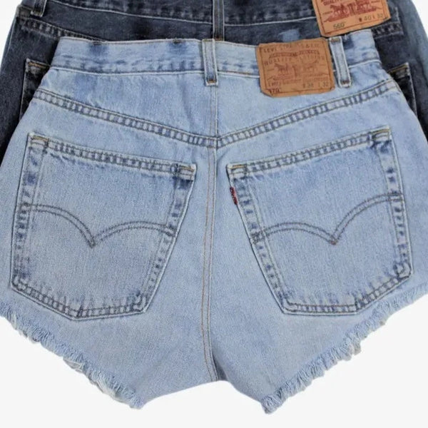 Upcycled Vintage Denim Shorts