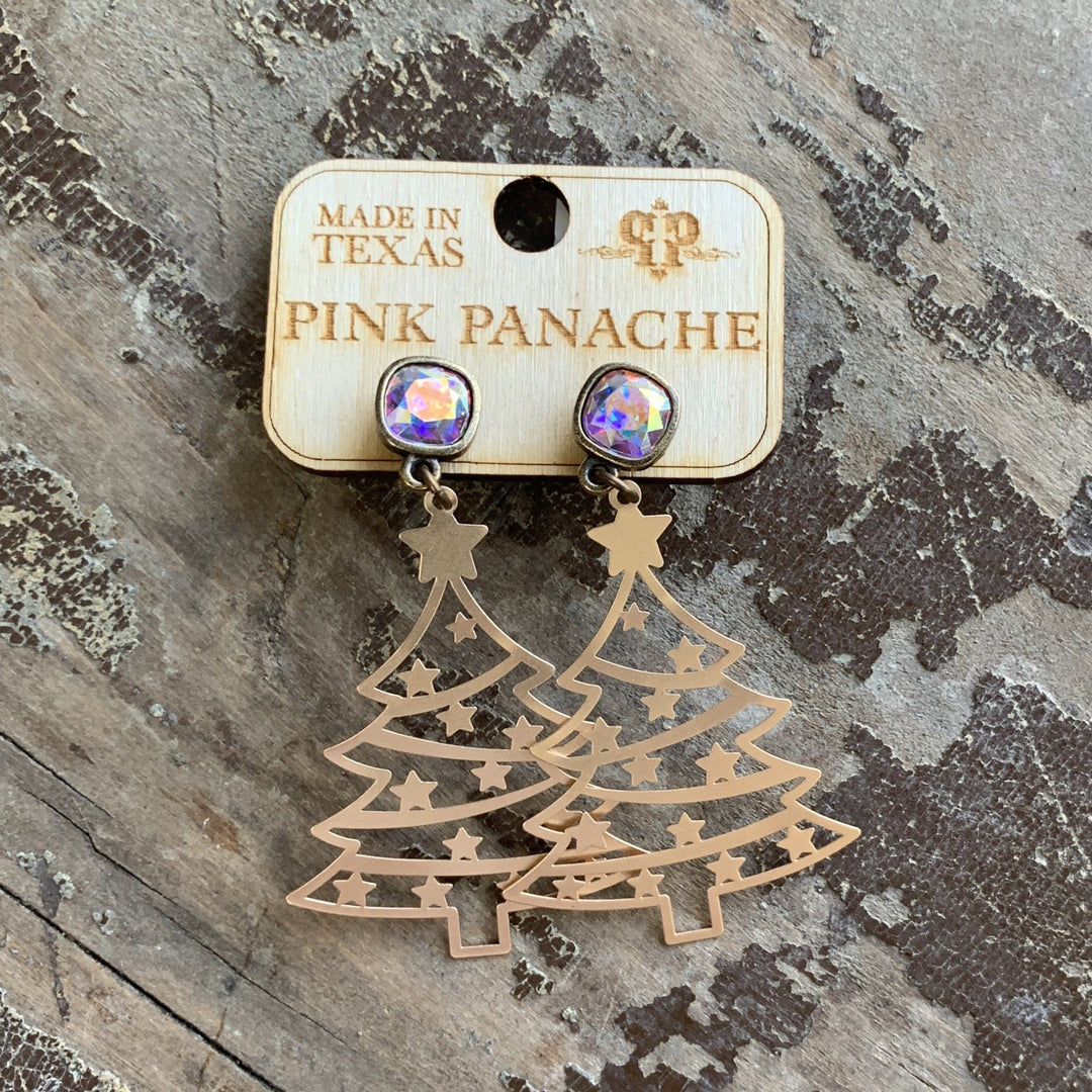 Tiny Cushion Cut Earrings Christmas Collection