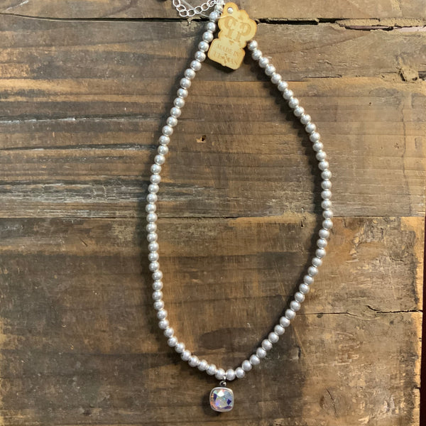 Pink Panache Beaded Necklace