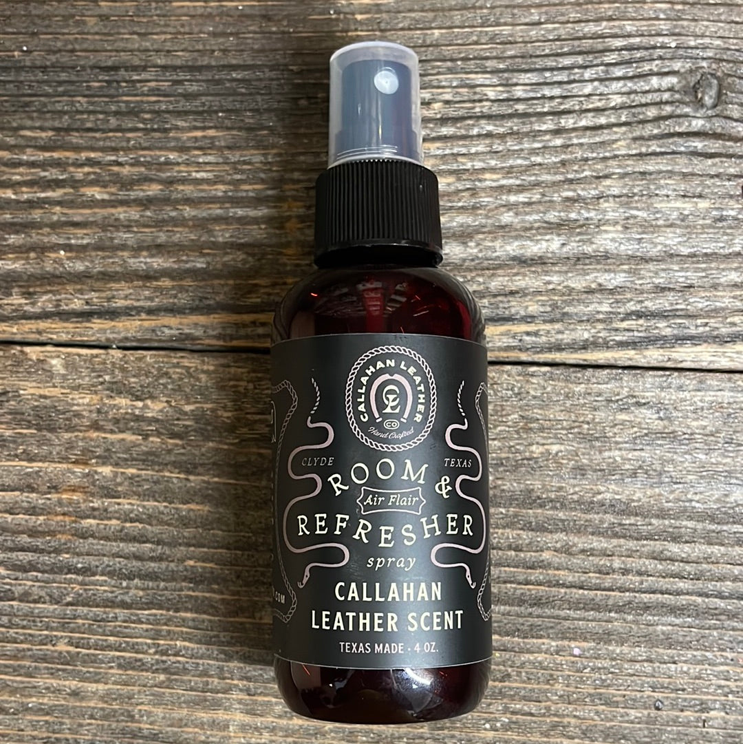 Callahan Leather Room & Refresher Spray- 4oz