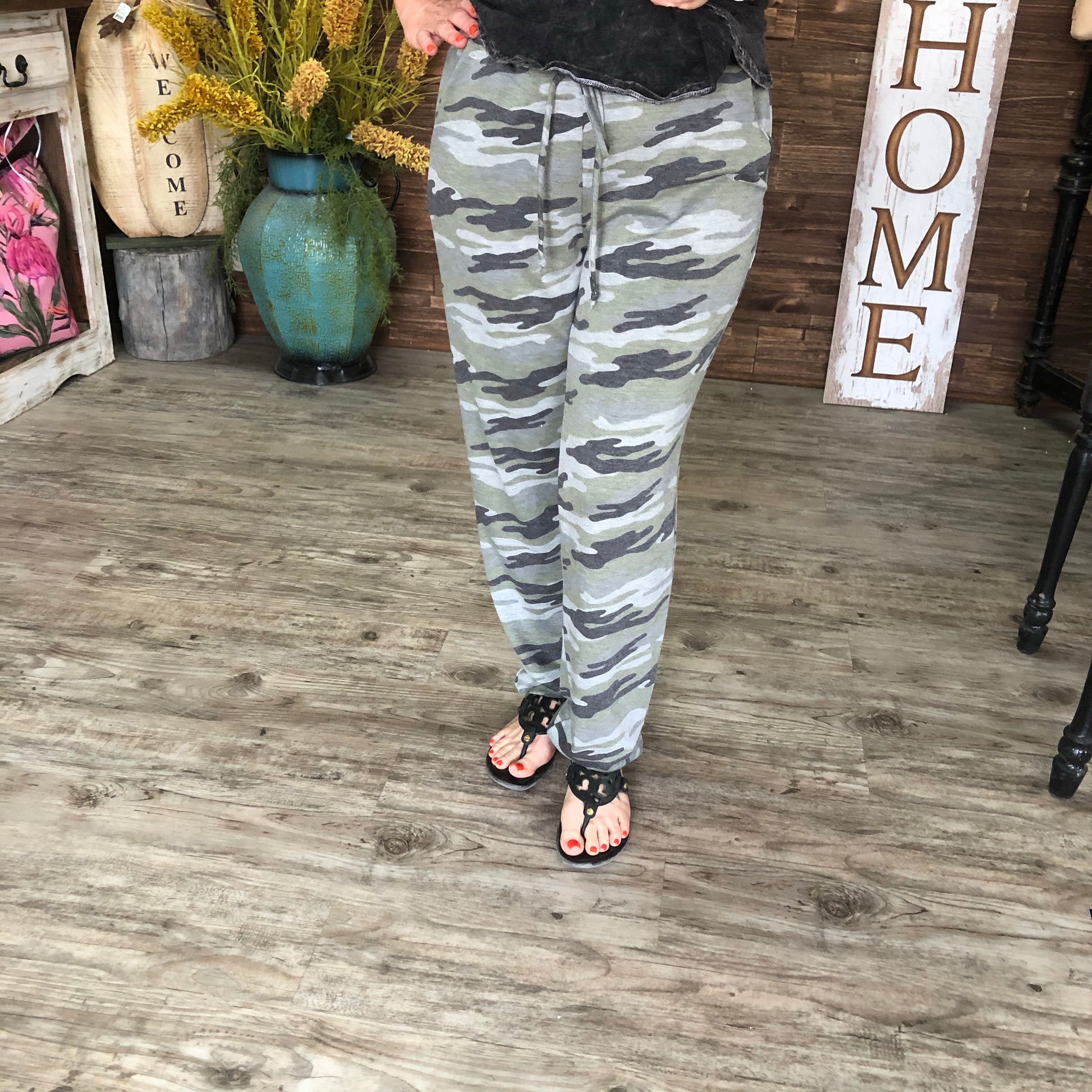 Lounge in Camo Pants