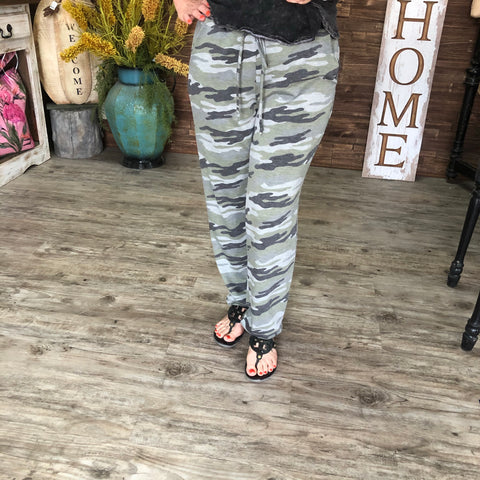 Lounge in Camo Pants