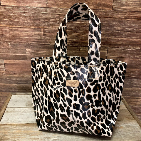 Mona Brown Leopard Mini Grab N Go Bag