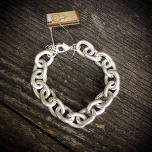 Chain Link Bracelet With Adjustable Chain