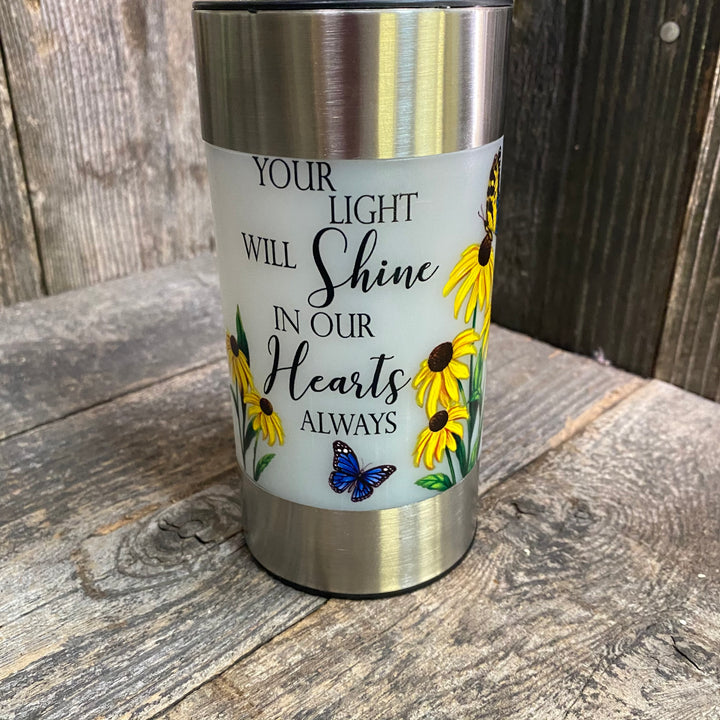 In Our Hearts Memorial Solar Garden Stake