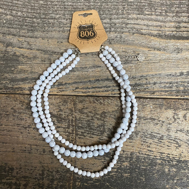 806-N11T 3-Strand Color Necklace