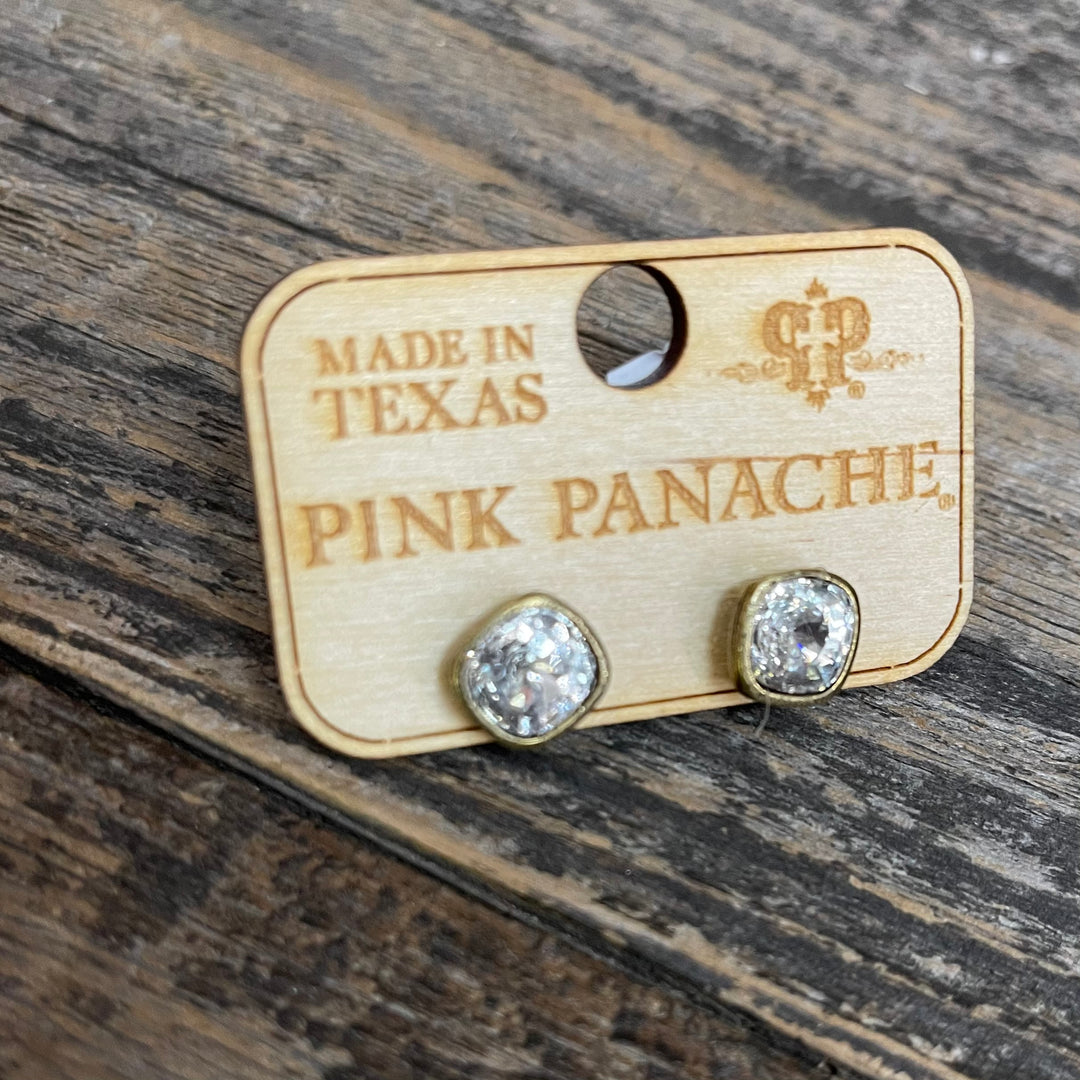 E-540 8mm Cushion Cut Earrings