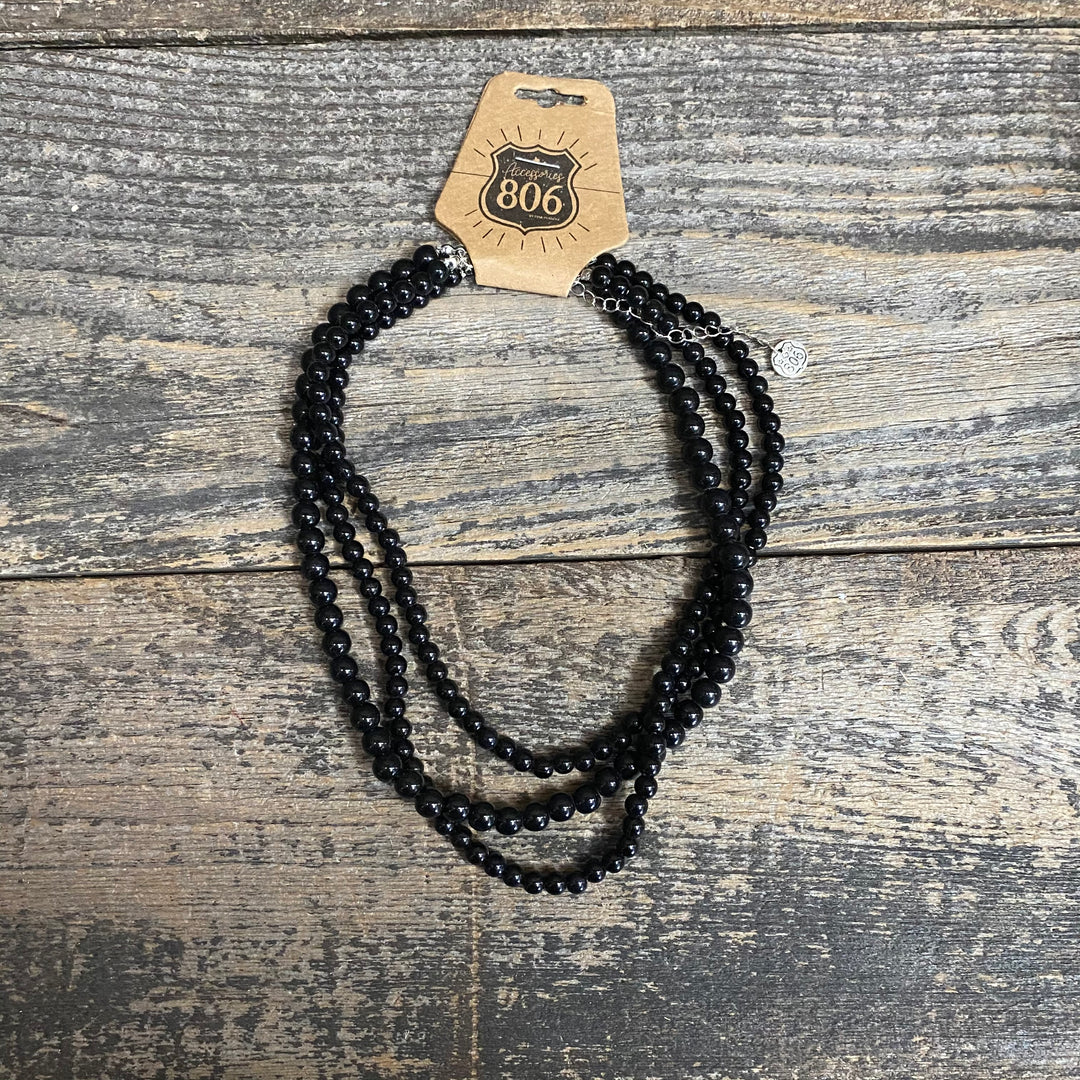 806-N11T 3-Strand Color Necklace