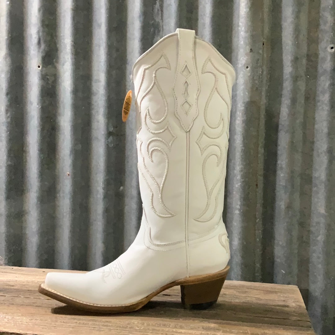 Z5046 WOMEN'S CORRAL EMBROIDERED TALL WESTERN BOOTS - SNIP TOE